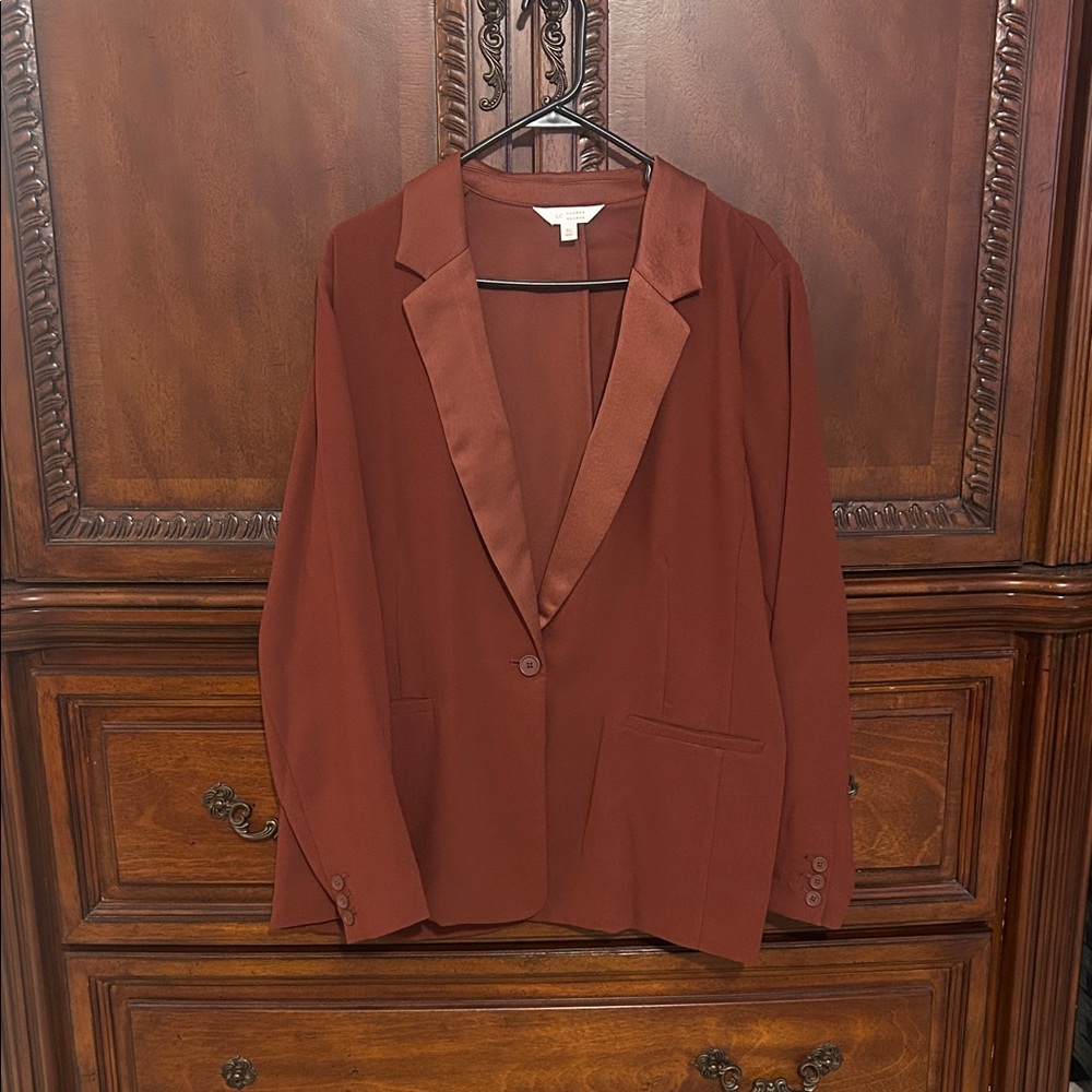 LC Lauren Conrad Rich Brown Blazer